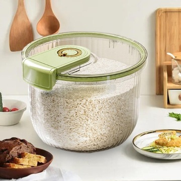 Контейнер для хранения риса Закрытый сухой зеленый корм 7,5 кг