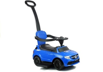 Mercedes Push Ride On 3in1 Барьеры Синий 328