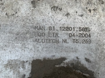 ТОПЛИВНЫЙ БАК MAN TGA TGS TGX 800 L