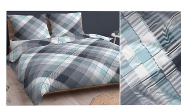 POŚCIEL FLANELOWA 200x220 GRUBA MIĘKKA BAWEŁNA100%