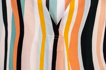 George bluzka top paski kolorowy print 46 3XL 18