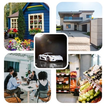 Комплект мониторинга 4 НАРУЖНЫЕ IP-камеры PoE 4K 8MPx Приложение для мониторинга