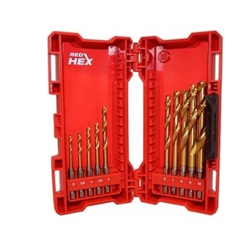 MILWAUKEE ZESTAW WIERTEŁ DO METALU HSS-G HEX 10 SZ