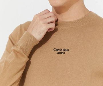 Calvin Klein Jeans sweter J30J320618 GV7 Beżowy XX