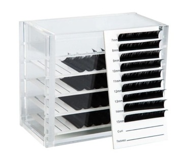 Plastikowy pojemnik na rzęsy Lash Box Clear
