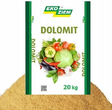 NAWÓZ DOLOMIT WAPNO NAWOZOWE 20kg +MAGNEZ ODKWASZA