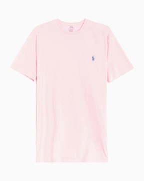 koszulka meska polo ralph lauren bawelniana tshirt meski różowy PREMIUM