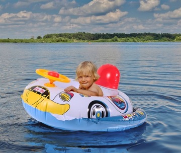 PONTON Z KIEROWNICĄ MOTORÓWKA KÓŁKO DO PŁYWANIA