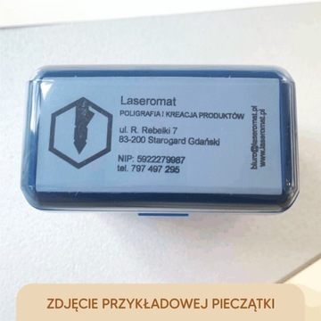 Pieczątka automatyczna | 59x25 mm | Projekt GRATIS