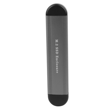 КОРПУС SSD M.2 NVME SATA USB-C СЕРЫЙ
