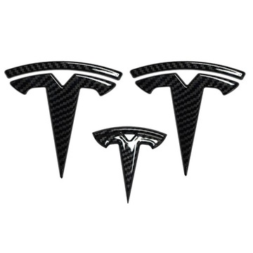 ЭМБЛЕМА Tesla Model 3 НА РУЛЕВЫЕ + передние задние