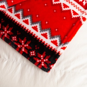 РОЖДЕСТВЕНСКОЕ ОДЕЯЛО 200X220 ПОКРЫТИЕ МЯГКИЙ ПЛИД ИЗ МИКРОФИБРЫ РОЖДЕСТВО