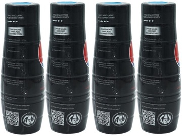 6x КОНЦЕНТРАТНЫЙ СИРОП PEPSI MAX ДЛЯ САТУРАТОРА SODASTREAM НАПИТОК 9 Л, 440 мл