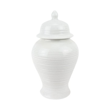 Chiński porcelanowy słoik na imbir z pokrywką