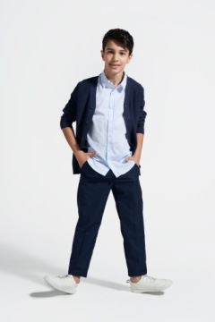 Кардиган для мальчика 128 Темно-синий Coccodrillo WC4