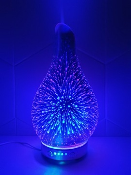 Светодиодная лампа с ароматическим диффузором и увлажнителем + масло