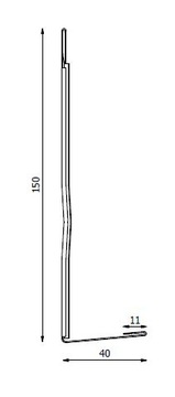 Нижняя ветрозащита WD 150 BUDMAT MOD D-MATT 8004