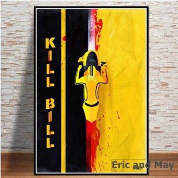 Plakat na płótnie Plakat i druki gorący Kill Bill