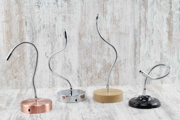 30cm Elastyczna rurka M10x1 peszel do kinkietu Giętka rurka do lampy loft