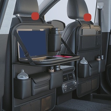 Органайзер на заднее сиденье автомобиля со столиком