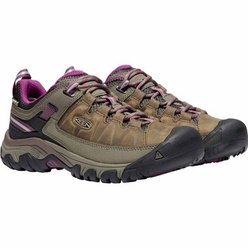 Damskie buty trekkingowe Keen TARGHEE III WP W weiss/boysenberry|40 EU