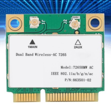 Двухдиапазонный беспроводной адаптер Mini PCIE Wi-Fi