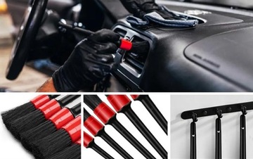 Zestaw Pędzelki 5 szt. do czyszczenia Pędzle do Detailingu * Profesjonalne