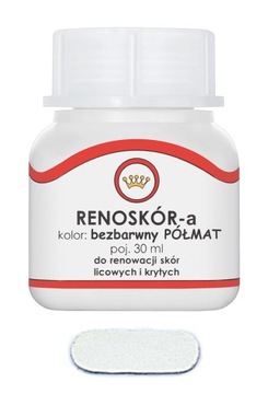 RENOSKÓR FARBA LAKIER DO SKÓRY BEZBARWNY PÓŁMATOWY