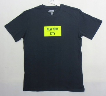 T-SHIRT na lato bawełniany NEW YORK CITY koszulka bluzka podkoszulka fluo