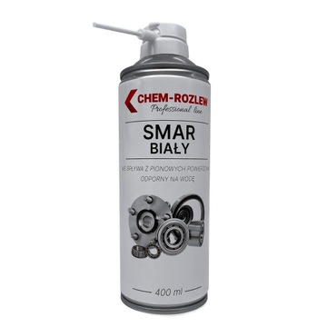 Smar biały do bram zawiasów spray 400ml