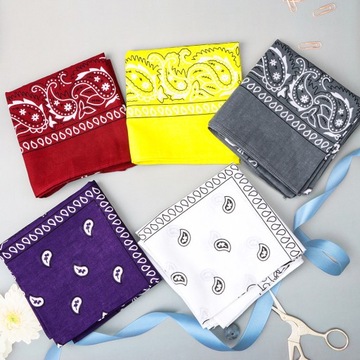 CHUSTKA BANDAMKA CHUSTA BANDANA APASZKA ŻÓŁTA