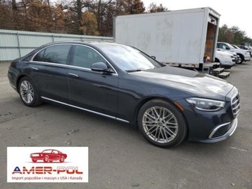 Mercedes 2021 Mercedes-Benz Klasa S Mercedes-Benz S-Class 580 4MATIC Sedan 4.0 Benzyna