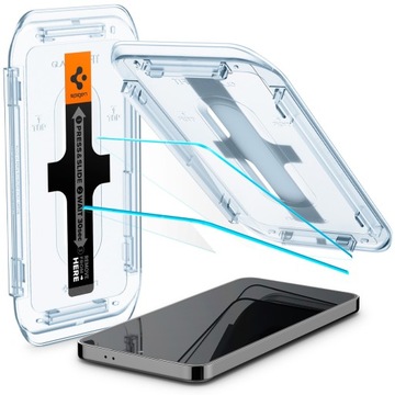 Szkło hartowane Spigen do Galaxy S24, 9H do etui z aplikatorem, 2-Pack
