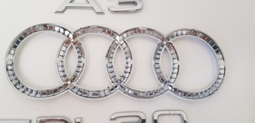 AUDI A3 8Y 2020- ZNAK CHRÓM ZNAKY OEM