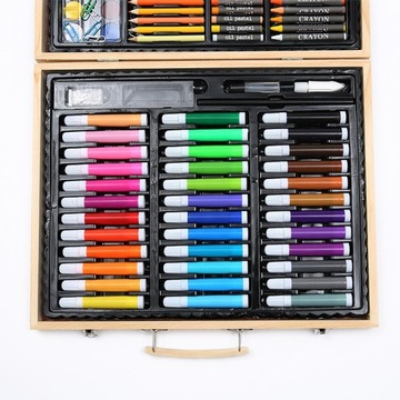 ХУДОЖЕСТВЕННЫЙ НАБОР ДЛЯ РИСОВАНИЯ В ЧЕМОДАНЕ, МАЛКИ