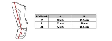 Размер щитков BUSHIDO. М