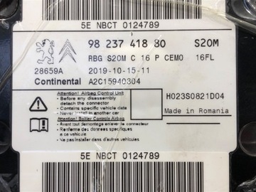 ДАТЧИК ПОДУШКИ БЕЗОПАСНОСТИ OPEL GRANDLAND 9823741880 ДАТЧИК