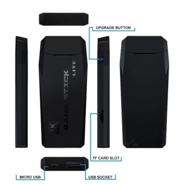 ТЕЛЕВИЗИОННАЯ КОНСОЛЬ 4K ИГРОВАЯ РЕТРО + 2 ПАКЕТА + 10 000 ИГР НА SD-карте емкостью 64 ГБ