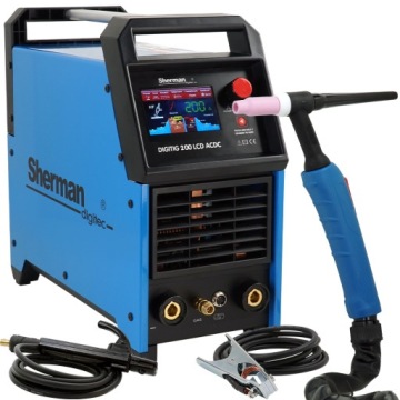 Spawarka TIG AC DC 200 A Sherman DIGITIG LCD PULS