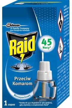 ЭЛЕКТРОФУМИГАТОР РЕЙД + ЗАМЕНА на жидкость от комаров SC Johnson 27 мл