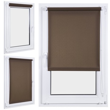 ROLETA ZACIEMNIAJĄCA 41X150 CM LECH WEWNĘTRZNA Z PROWADNICAMI NA WYMIAR