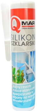 Qmar silikon szklarski bezbarwny 300ml