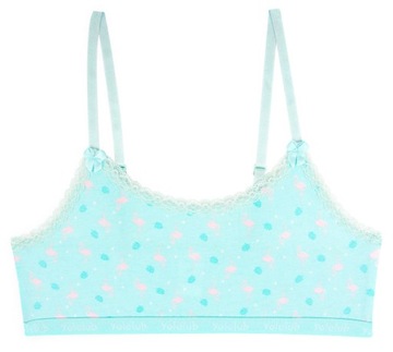 Yo! BAWEŁNIANY STANIK TOP MŁODZIEŻOWY 146-152 M