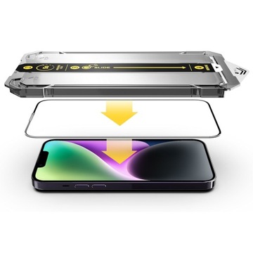 2 закаленных стекла для iPhone 13/13 Pro, полноэкранные, с монтажной рамкой