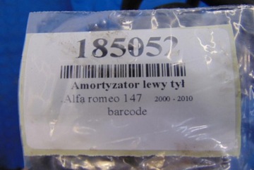 ALFA ROMEO 147 HB TLUMIČ LEVÝ ZADNÍ