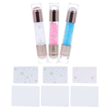 ZESTAW DO MANICURE FRENCH TIP STAMPER PODWÓJNY
