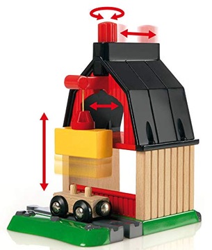 Набор BRIO World Farm Railway для детей от 3 лет — совместим с большинством BRIO