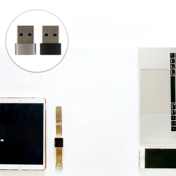 ŁADOWARKA LEKKA ADAPTER PLECAKOWY TYP C DO USB 2.0 ADAPTER USB