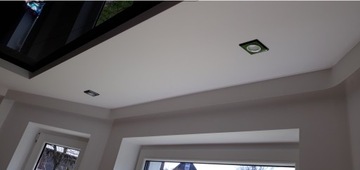 КАРДИН Потолочный карниз ПВХ 440 см, двухрядный с крышкой Крышка белая 5 см