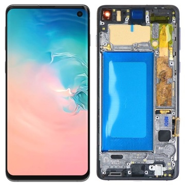 LCD WYŚWIETLACZ EKRAN SZYBKA SAMSUNG GALAXY S10 G973F RAMKA INCELL CZARNY